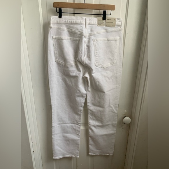 NWT Agolde High Rise Stovepipe Jeans White Size 32 - Picture 3 of 7